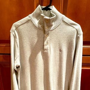 NEW Polo Ralph Lauren Men’s Light Gray Pullover